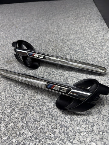 08-13 BMW E92 E93 M3 Fender Grilles Side Marker Lights Chrome OEM Factory