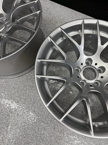 OEM / REFINISHED BMW 08-13 E90 E92 E93 M3 Competition Wheels Rims 359 Silver