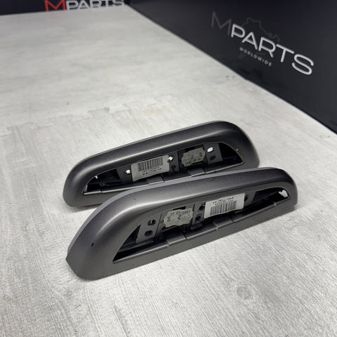 01-06 BMW OEM E46 M3 Titan Shadow Gray Vert Trim Armrest Left Right Rear