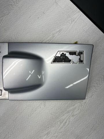 Rear Trunk Lid Lisence Plate Cover Trim Silver OEM BMW E36 Z3 M Roadster 1998-02