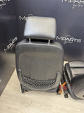 91-99 BMW E36 M3 SPORT SEDAN FRONT MANUAL BLACK LEATHER SEAT PAIR OEM *Notes*