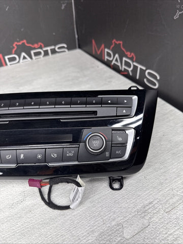 2018 BMW F80 F82 F83 M3 M4 Radio Climate Control Panel Gloss Black Ambient LED