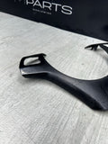 08-13 BMW E90 E92 E93 M3 Lower Steering Wheel Trim Cover Plate Black