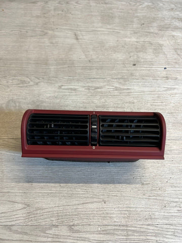 96-02 BMW Z3 Z3M Front Dashboard Center AC Dual Air Vent Black OEM Imola Red