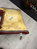 BMW 01-06 E46 M3 Convertible Rear Seat Back Rest Imola Red Leather Backrest
