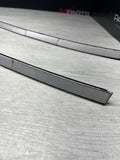 BMW E46 330CI M3 325CI Roof Rails Moldings Trims Titanium Silver Pair Coupe OEM