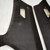 01-06 BMW E46 330CI M3 Coupe Rear C Pillars Trims Panels Black Pair OEM *Notes*