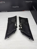 01-06 BMW E46 M3 Convertible Rear Left Right Door Cards Panels Covers Black