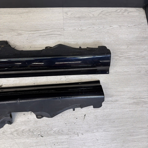 01-06 BMW E46 M3 Rocker Panel Side Skirts OEM Carbon Black *Notes*