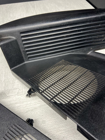 91-99 BMW E36 3 Series M3 Dead Pedal Cover Kick Panels Trims Covers Black OEM
