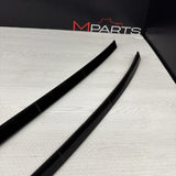 BMW E46 325 330 M3 Roof Rails Moldings Trims Pair Coupe OEM Jet Black