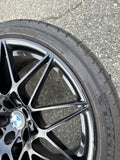 15-20 BMW F80 F82 F83 M3 M4 666M 20” Rear OEM Wheel Rim Gloss Black 20x10