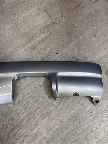 01-06 BMW E46 M3 Rear Bumper Lower Lip Diffuser Trim Panel OEM Titan Silver