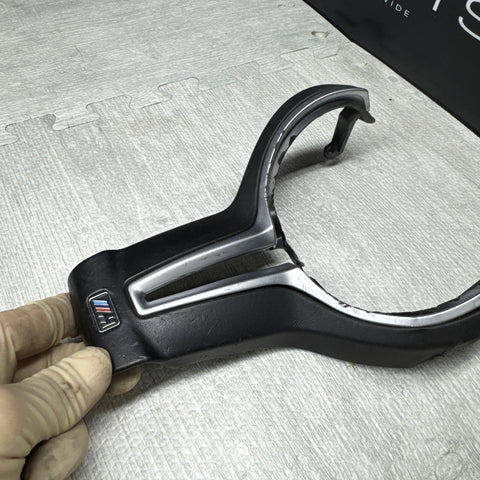 GENUINE BMW STEERING WHEEL TRIM COVER F87 F80 F82 F83 M3 M4 *Scuffed