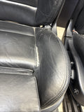 01-06 BMW E46 M3 Convertible Interior Front Non Heated Seats Black