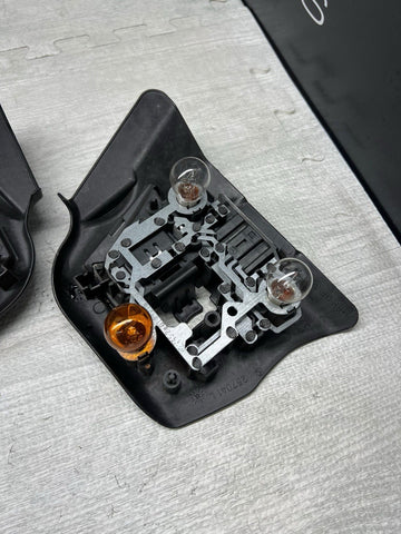 01-03 BMW E46 M3 TAIL LIGHT COVERS BULBS CARRIERS OEM