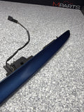 01-03 BMW E46 M3 Coupe Trunk Lid Grip Key Deck Handle Topaz Blue *Crack*