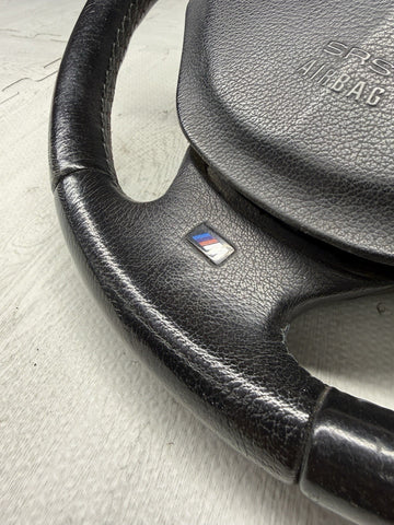 95-02 BMW E36 M3 Z3 M Z3M Steering Wheel Black 3 Spoke 32342229487