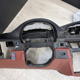 08-13 BMW E90 E92 E93 M3 Extended Fox Red Leather Dashboard *Notes*