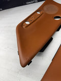 01-06 BMW E46 M3 Convertible Door Upper Arm Rest Armrest Pads Cinnamon