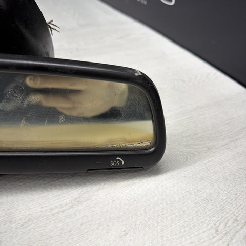 01-06 BMW E46 M3 Rearview Rear View Mirror SOS *Liquid Damage*