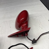 01-06 BMW E46 M3 Side View Door Mirrors Pair Imola Red *Cracked Glass*