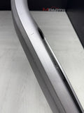 01-06 BMW E46 M3 Brushed Aluminum/Grey Door Trim Armrest Right Front Passenger