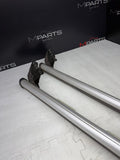 04-10 BMW X3 Roof Rack Cross Bars Silver Set OEM 157968-10