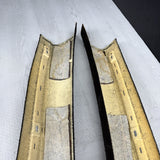 2001-2006 BMW M3 E46 Coupe Front Left Right A Pillar Trim Cover Black OEM