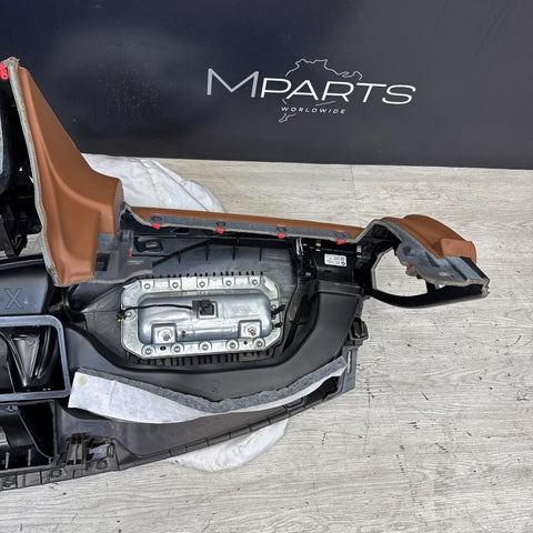 15-20 OEM BMW F80 F82 F83 M3 M4 Dashboard Dash Panel Leather HUD Amaro Brown