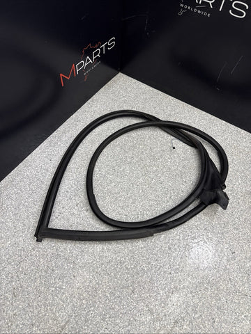 BMW E46 M3 01-06 Passenger Right Door Weather Strip Seal Black OEM *Small Rip