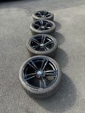 OEM Genuine BMW F80 F82 F83 M3 M4 Rim Wheel Double Spoke 437M 9JX19 10JX19 SET