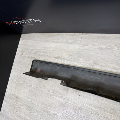 BMW E46 M3 01-06 RIGHT PASSENGER SIDE SKIRT ROCKER PANEL MOLDING CARBON BLACK