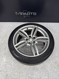 OEM BMW F10 F13 Front Wheel Rim 19x8.5 ET33 Double Spoke Style 351 Silver *Crack