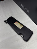 01-06 BMW E46 M3 Convertible Left Driver Side Sunvisors Sun Visor Black