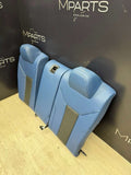 21-26 BMW G82 M4 Coupe Interior Rear Back Seat Back Rest Seats Fjords Blue