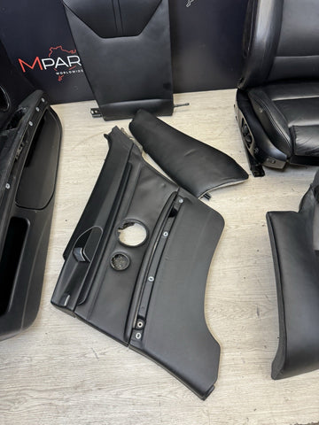 08-13 BMW E92 M3 Coupe Original Novillo Black Interior  Seats Complete
