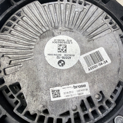 OEM BMW F02 F06 F10 F13 M5 M6 Alpina B7 Engine Radiator Fan Shroud Motor 1000W