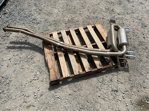 (PICKUP ONLY) 01-06 BMW E46 M3 Full Mid pipe Muffler Exhaust AFE POWER