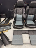 08-13 BMW E93 M3 Convertible Complete Interior Seats Black Silverstone Novillo