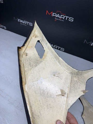 94-99 BMW E36 318I 323I 325I M3 COUPE REAR C PILLAR PILLARS TRIMS BLACK *CRACKS