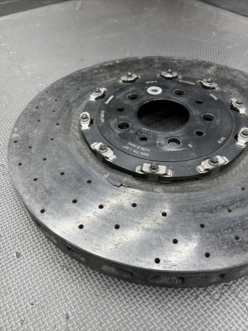 19-23 Ferrari F8 Tributo Front Left Driver Carbon Ceramic Rotor *Damage*