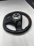 BMW 08-13 E90 E92 E93 M3 DCT Flatbottom Steering Wheel Rewrapped