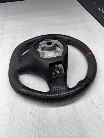 BMW 08-13 E90 E92 E93 M3 DCT Flatbottom Steering Wheel Rewrapped