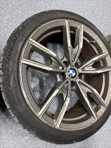 OEM BMW 792M 19" Double Spoke Cerium Grey G20 3 Series 330i M340i Rims + Tires