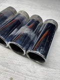 08-13 OEM BMW E92 E93 M3 S65 Rear Exhaust Quad Muffler Tips (4)