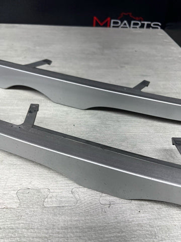 BMW E46 M3 Headlight Trims With Non Washer Option Titanium Silver