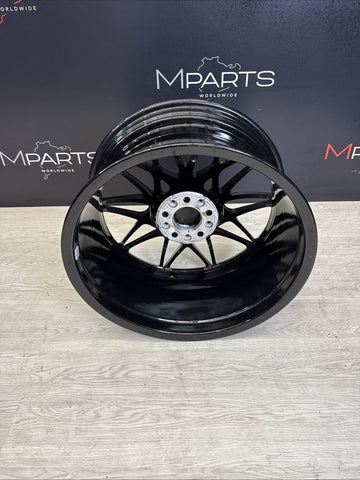 15-20 BMW F80 F82 F83 M3 M4 666M 20” Rear OEM Wheel Rim Gloss Black 20x10
