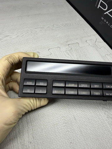 BMW OEM E36 318 325 328 M3 18 BUTTON ON BOARD COMPUTER CHECK OBC DISPLAY 92-99