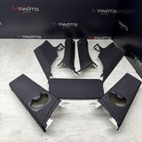 08-13 BMW E92 M3 OEM ABC PILLAR PILLARS BLACK PAIR SET *NOTES*